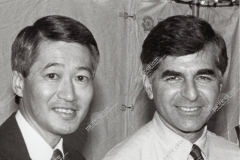 Mike Dukakis(right)