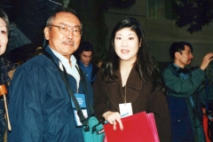 Caroline Y.  Aoyagi (right)