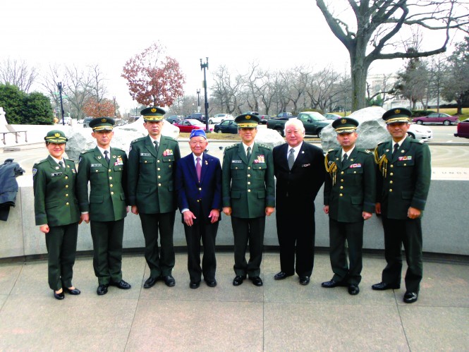 Japanese Army General Visits National Japanese American Memorial to Patriotism