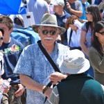 Mas Okui is pictured at the 43rd Annual Manzanar Pilgrimage on April 28, 2012. Photo by Mark Kirchner, Manzanar Committee 