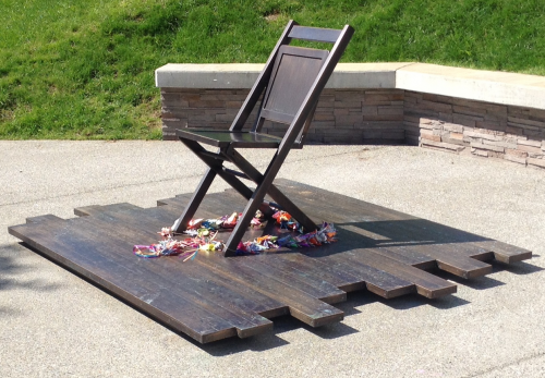 The Empty Chair Memorial Moves Community Members at Unveiling