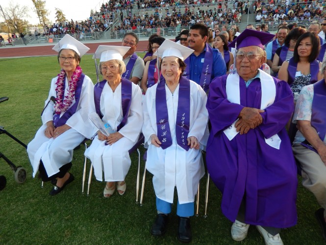 Washington Union High School Awards Honorary Diplomas to Nisei Students