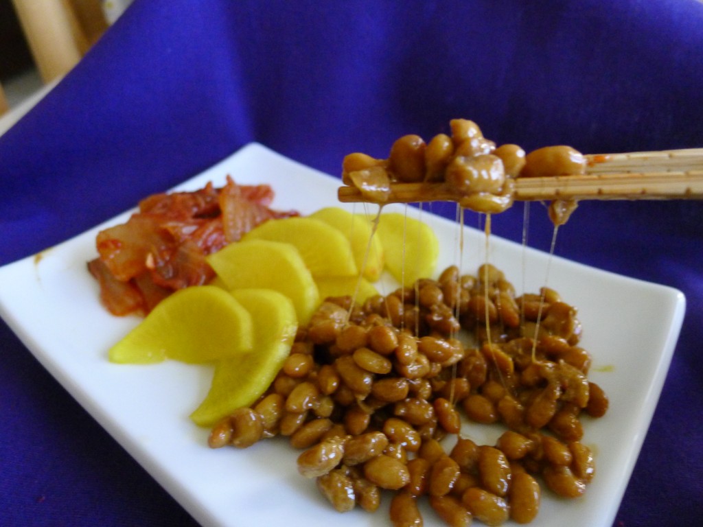 The stinky and slimy natto dish is a fermented soybean is all too delicious and misunderstood. Photo by Gil Asakawa