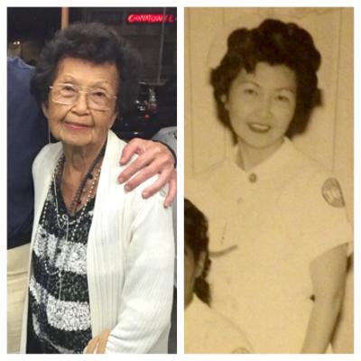 Violet Uzawa Dorio, from different eras of her life